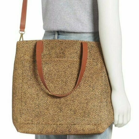MADEWELL Genuine Calf Hair Med.Transport Tote(3) - Picture 1 of 13